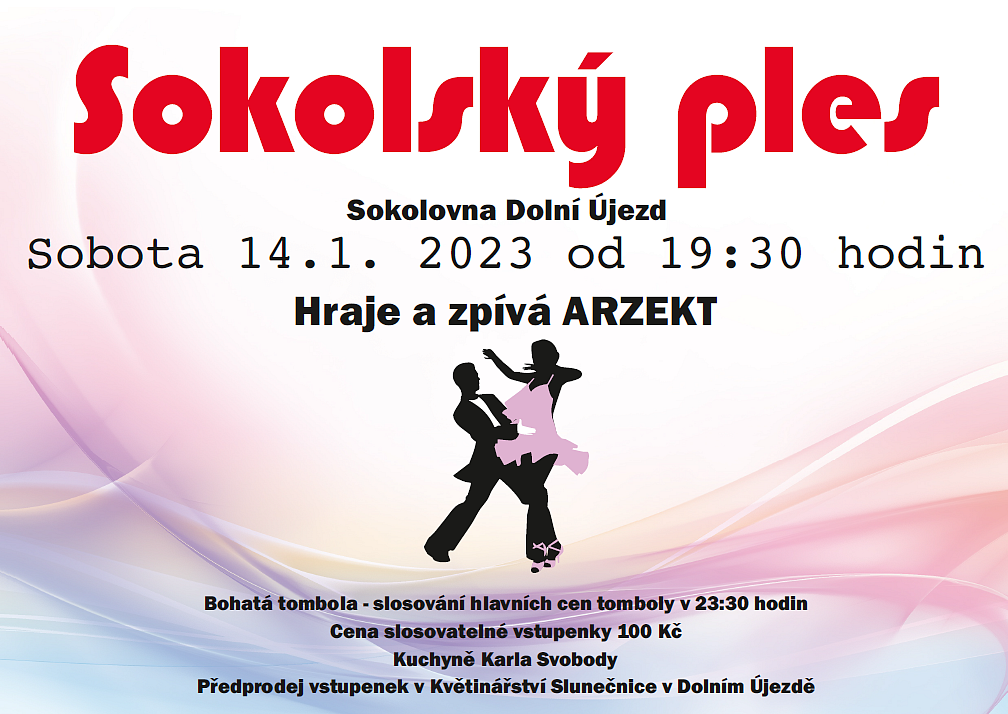 Pozvánka na Sokolský ples
